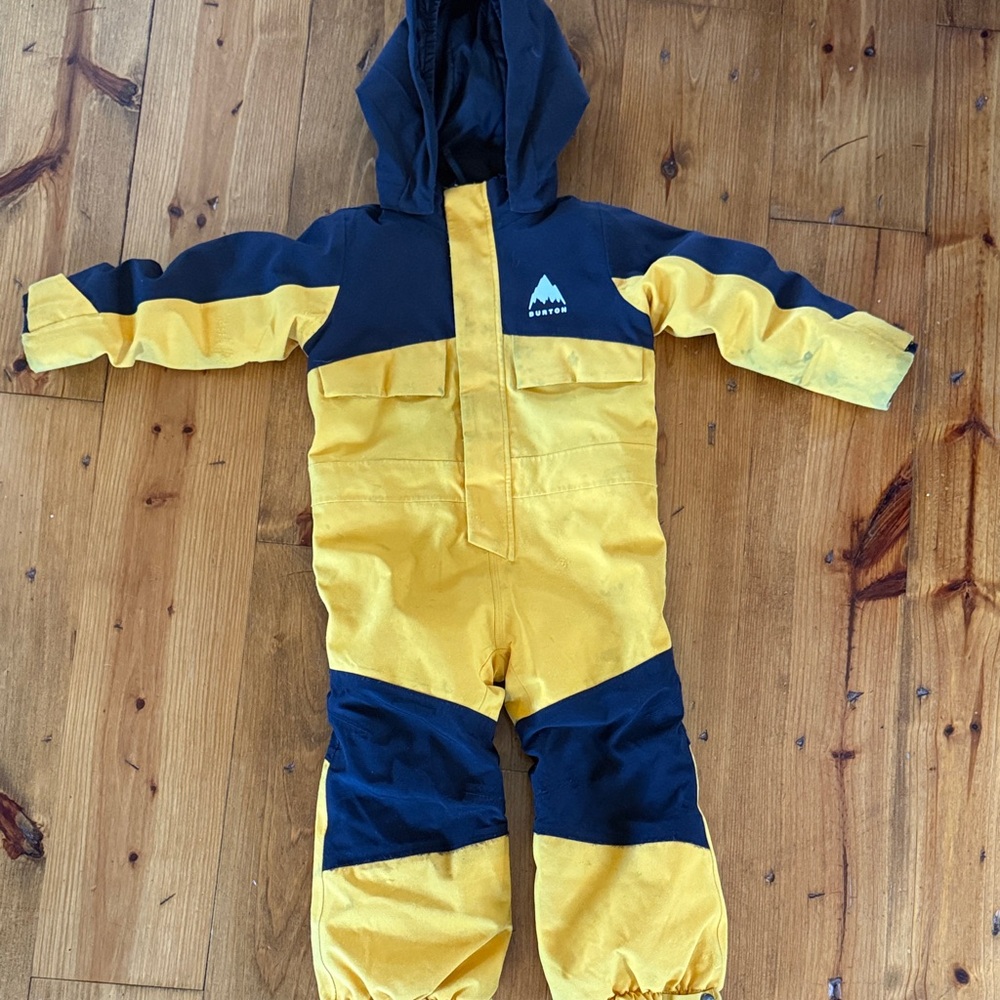 Burton Kids One Piece in Yellow and Black